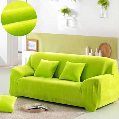 Захисний чохол на двомісний диван Велюровий Diana Textile Plush Velvet 145-185 см al2045-2-seat-apple фото