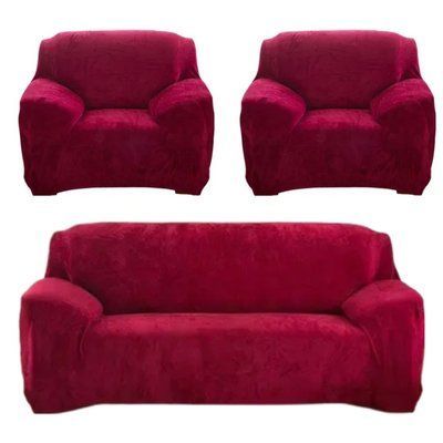 Чехол на диван + 2 кресла замша /микрофибра Homytex Ht-183039 фото