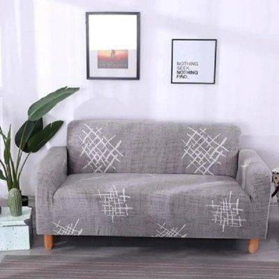 Чохол на тримісний диван еластичний Homytex принт Біфлекс 6-12126 фото