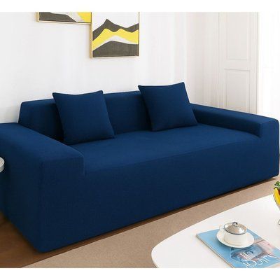 Водоотталкивающий чехол на 3-х местный диван трикотаж-жатка Homytex HT-384880 фото