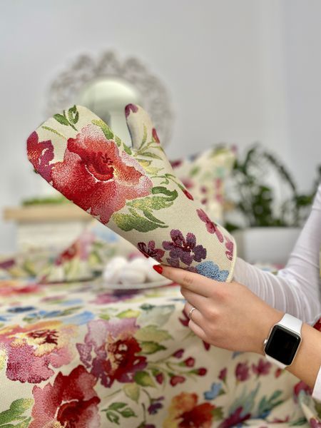 Рукавиця кухонна гобеленова EDEN403 Limaso, 17x30, Повсякденний, Без люрексу, 75% поліестер, 22% бавовна, 3% акрил, Гобелен lim_EDEN403-RK фото