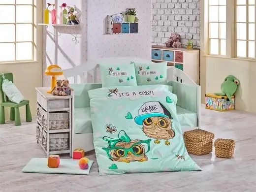 Детское постельное белье HOBBY Cool Baby мята 29375 фото