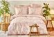 Постельное белье Евро Karaca Home Kaori pudra 100% хлопок, 200x220 см, 240x260 см, 50x70 см