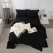 Постільна білизна Love You Варена бавовна Чорний Євро loveyouhome_ly62034 фото 3