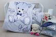 Дитячий комплект постільної білизни TAG Teddy, Білий, В ліжечко, 100x140 см, 115x145 см, 40х60 см