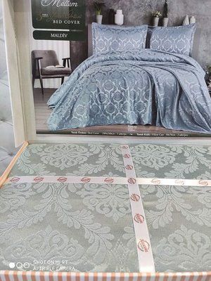 Meltem maldiv покрывало 240х240см, с наволочками Karina Турция sul-3277 фото