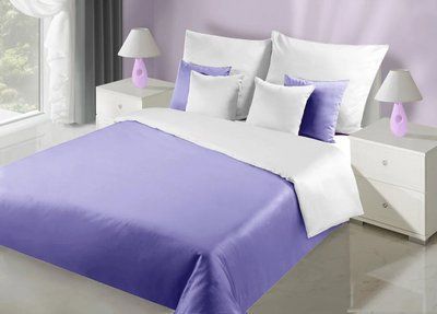 Постільна білизна Almira Mix сатин-преміум Бузок + Біле ДС-005 am-ДС-005-150 фото