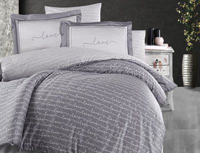 Комплект Cotton Satin S-521 Love S-521-Love-Євро фото