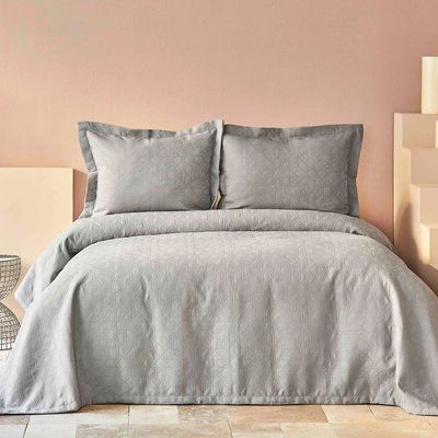 Покрывало с наволочкой Karaca Home - Back To Basic gri 160x240 полуторное svt-2000022285018 фото