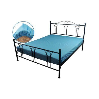 Бязеве простирадло на гумці Blue 180х200 см 504.114У_Blue фото