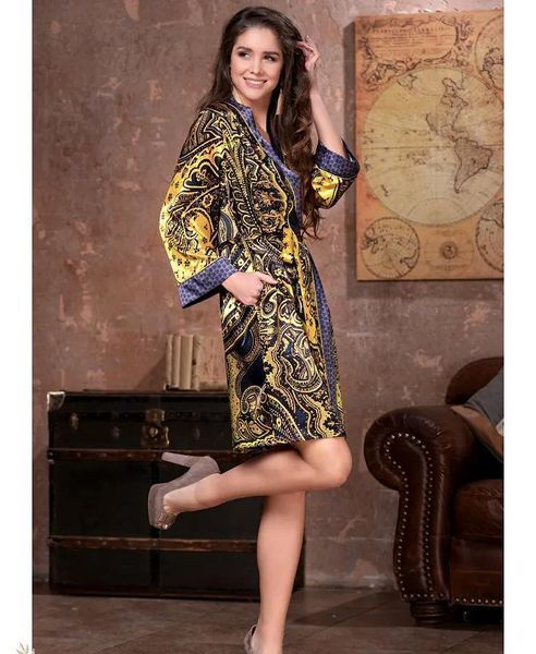 Жіночий халат Mia-Amore ARMANI GOLD 3493 3493-L/XL фото