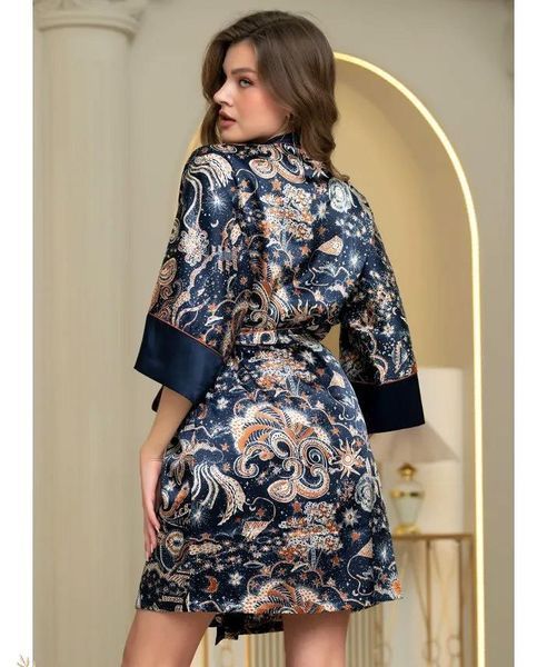 Жіночий атласний халат Mia-Amore Зодіак 7283 Mia-Amore_7283_2XL/3XL фото