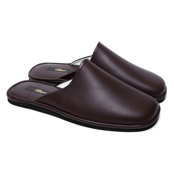 Тапочки мужские Pellagio 120 Кожаные Nappa Pellagio-120-Коричнева_напа-41р фото