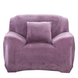 Захисний чохол на крісло Diana Textile Plush Velvet 90-140 см al2045-1-seater-90-140-Light-purple фото 1