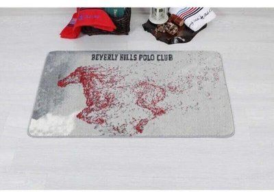 Килимок для ванної Beverly Hills Polo Club 310 Red, 57 х 100 см sv2000022228749 фото