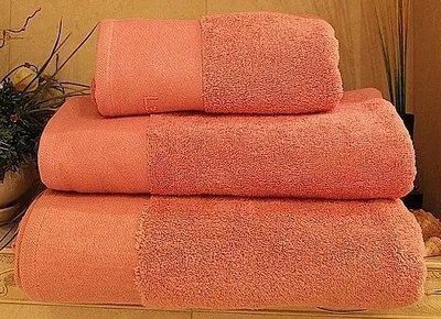 Махровий рушник банний 70 х 130 Le Vele PINK Розовый 650 г/м2 1505MNK20009 фото