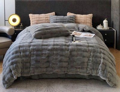Комплект Velur (зима): підковдра 200x230, простирадло 240х250, наволочки 50х70 (2шт.) Velur-002 Crown grey Velur-002-Crown-grey-Євро фото