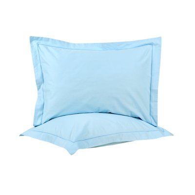 Наволочки из сатина Lotus Home - Dakota Modern голубой 50x70+5 (2 шт) svt-2000022351508 фото