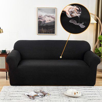 Водовідштовхувальний чохол на двомісний диван трикотаж жатка Diana Textile al4886-145x185 фото