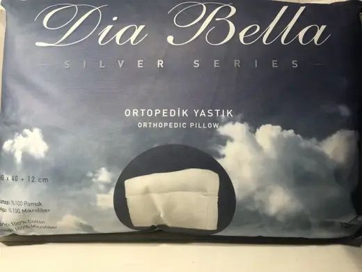 Подушка ортопедична Unicolor dia bella silver Sul-2426 фото