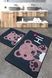 Набор ковриков для ванной комнаты Chilai Home BERA 60*100+50*60 Chom_110024167 фото