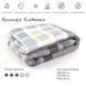 Демісезонна силіконова ковдра "Клітинка" з поліестеру 200x220 см 322.53Б_Клітинка фото 3