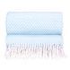 Плед хлопковый зиг-заг Love You loveyouhome_4226Light Blue фото