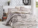 Постельное белье евро размер Hobby poplin Serenity Gri 22109_2,0 фото