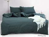 Комплект постільної білизни Dark grey TAG(1,5-sp)-835 ucenka фото