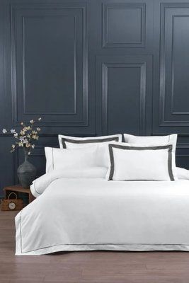 Постельное белье La Romano Silk Satin Perry Steelgrey Евро LaR_40780 фото