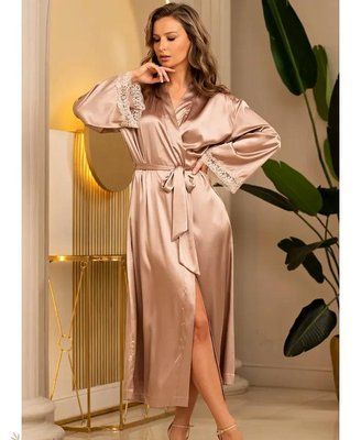 Жіночий довгий шовковий халат Mia-Amore "Даніель" 3879 Mia-Amore_3879_S/M фото