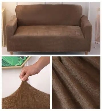 Чехол на диван + 2 кресла замша /микрофибра Homytex Ht-183037 фото