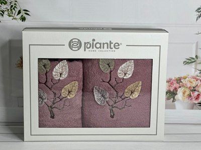 Piante Listik murdum 3D 2в1 бавовняні рушники Туреччина, Durul Sul-5791 фото