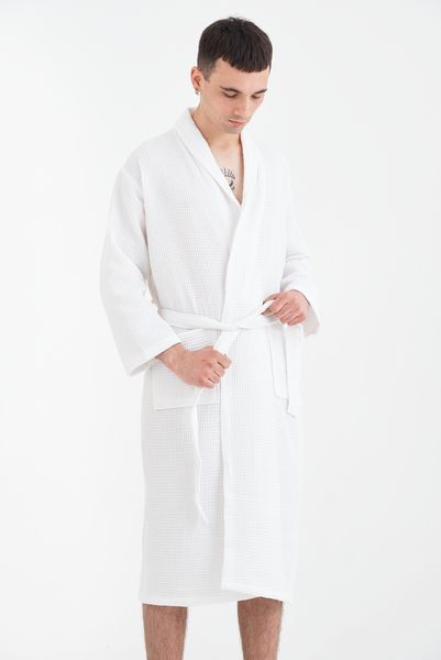 Халат Lotus Home - Waffle white M svt-2000022330794 фото