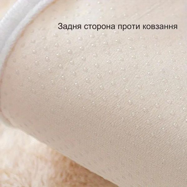 М'яка накидка для дивану хутряна Diana Textile 1 шт al-Ivory-160 фото