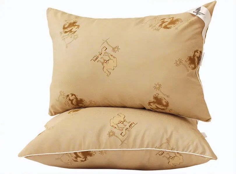 Ковдра TAG лебединий пух Camel + подушки 50x70, 175x215 см Odeyalo-243 фото
