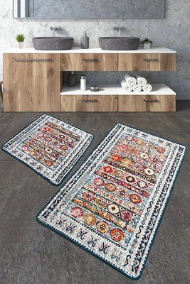 Набір килимків для ванної кімнати Chilai Home WEREF 60*100+50*60 Chom_110024208 фото