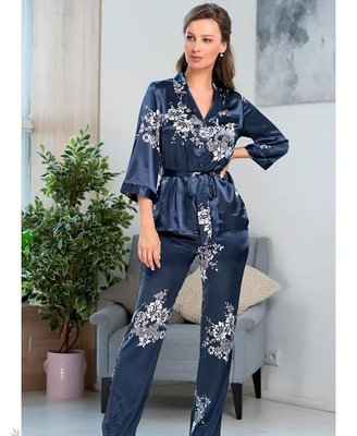 Женская шелковая пижама тройка Mia-Amore "Александрия" 3575 p_s_k_3575 XXL фото