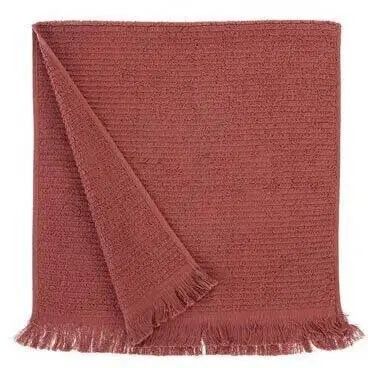 Махровое полотенце банное 90 х 150 Buldans Athena burnt bordo sv2000022255523 фото