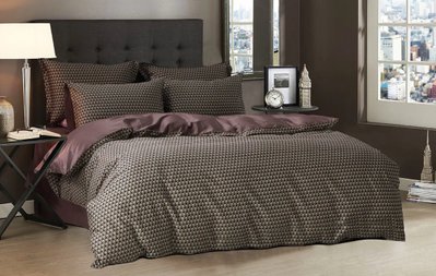 Комплект постельного белья LUXURY LINENS Joker 100% египетский хлопок Семейные luli3000043 фото