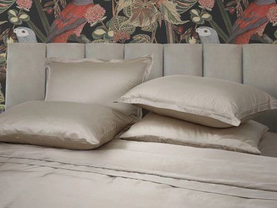 Комплект постільної білизни LUXURY LINENS Cecilia Tencel STONE 100% тенсел Сімейні luli23000932 фото