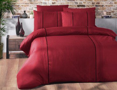 Комплект Deluxe Ranforce RDLX-141 Elegant Red RDLX-141-Elegant-Red-Євро фото