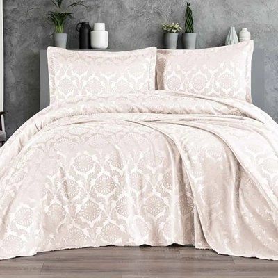 Покрывало жаккард EDANTE MELTEM KREM (170x240) 385361 EDa_385361 фото