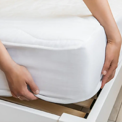 Водонепроникний натяжний чохол по периметру на матрац Microphiber posmar23288 фото