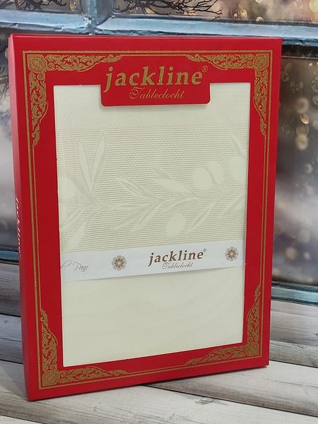 Jackline OLIVE Жаккардова скатертина Sul-5044 фото