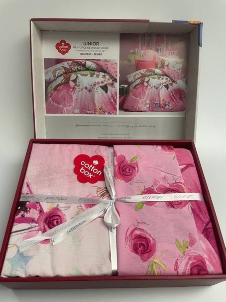 Підліткова постільна білизна Cotton box PRINCESS PEMBE 100% бавовна box08007785 фото