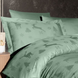 Комплект постельного белья First Choice Jacquard Satin Midas JS-217-Midas-Crepe-Green-Євро фото 5