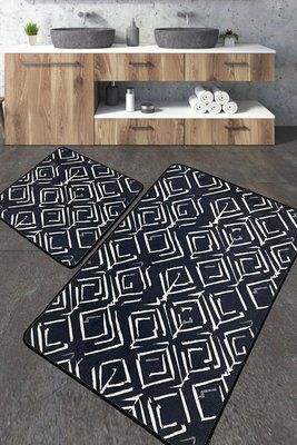 Набір килимків для ванної кімнати Chilai Home CENERO 60*100+50*60 Chom_110024170 фото