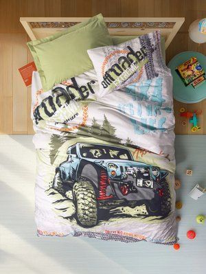 Комплект постельного белья Cotton Box Adventure Yesil Cbox_080077148 фото