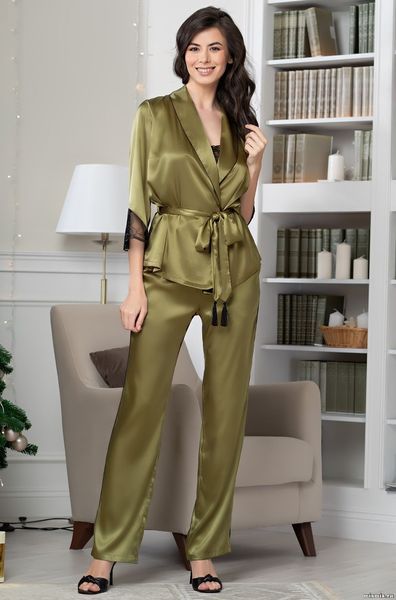 Жіноча піжама з брюками "Олівія" 3645 Mia-Amore_3645_2XL фото